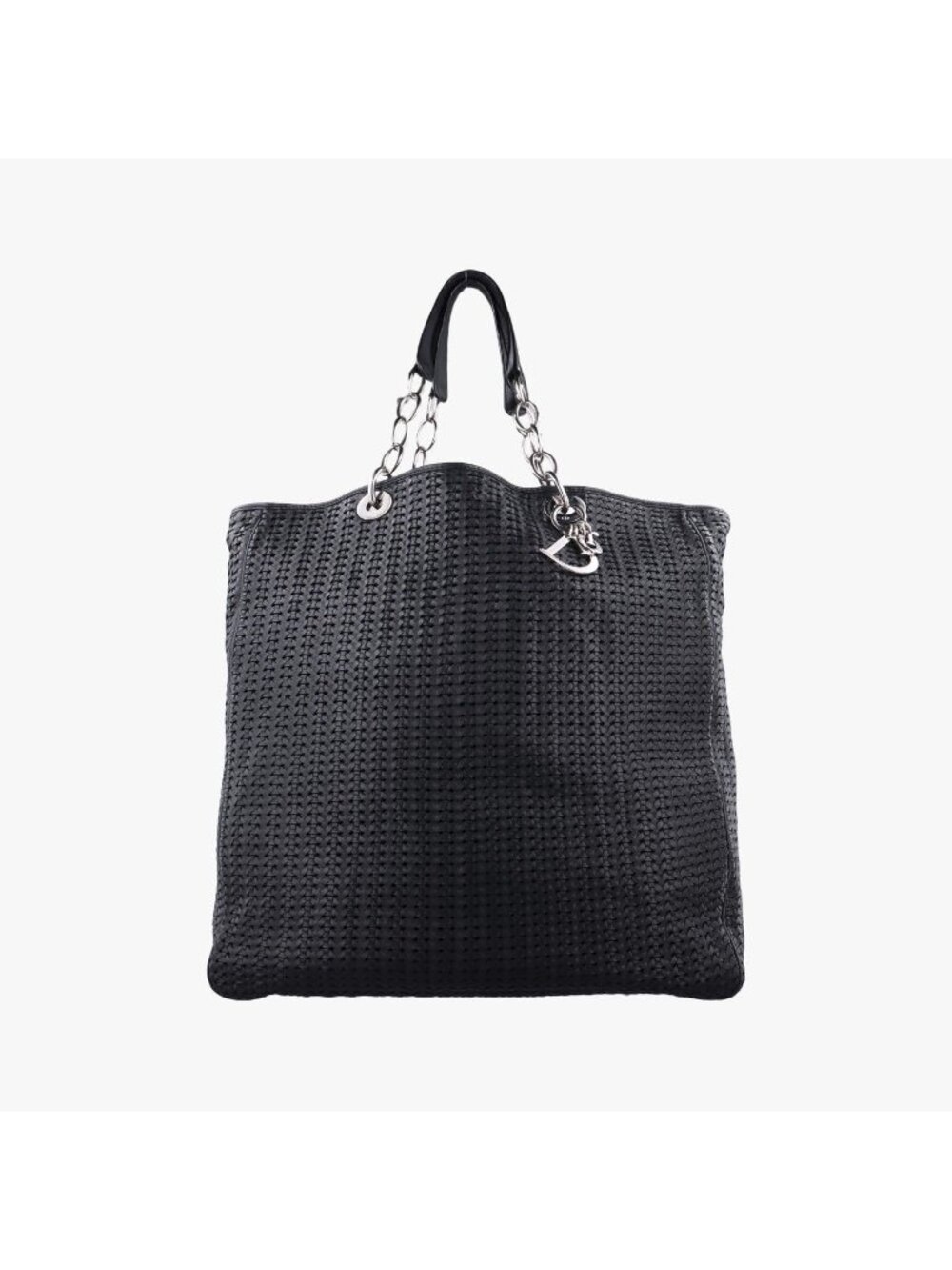 Dior Soft Lady Intrecciato Tote Bag Black Lambskin